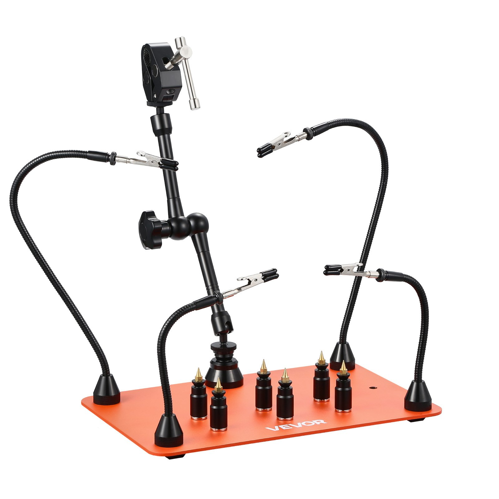 VEVOR Magnetic Helping Hands Soldering Station Hot Air Gun Holder 6 PCB Holders