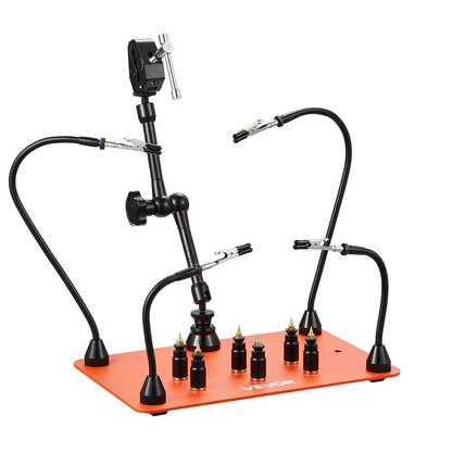 VEVOR Magnetic Helping Hands Soldering Station Hot Air Gun Holder 6 PCB Holders