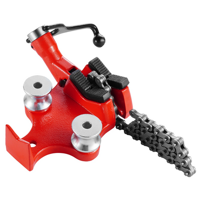 Screw Bench Chain Vise and Hitch Mount Vise Plate Holder 1/8-5 inch Capacity