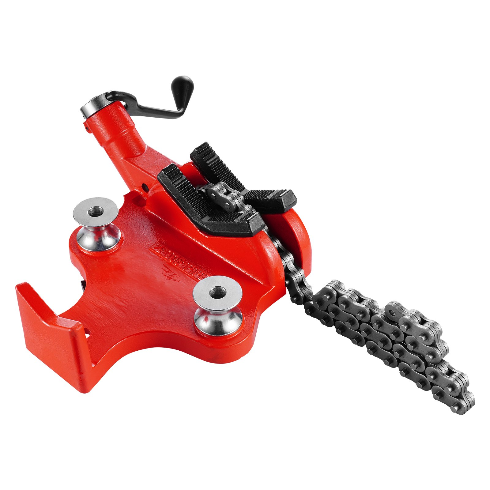 Screw Bench Chain Vise 1/2 to 8 inch Capacity Heavy Duty Chain Pipe Vise