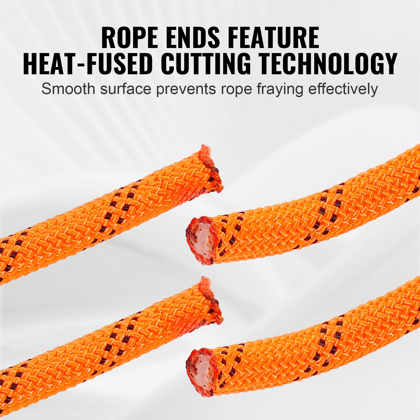 VEVOR Arborist Tree Climbing Rope Double Braid Polyester 3/4"/1.9 cm x 220'/67.1 m 24-Strand