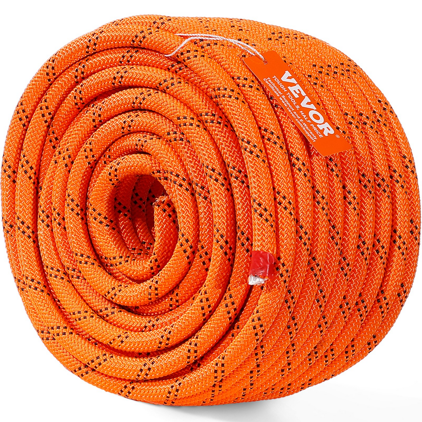 VEVOR Arborist Tree Climbing Rope Double Braid Polyester 1/2"/1.3 cm x 120'/36.6 m 48-Strand