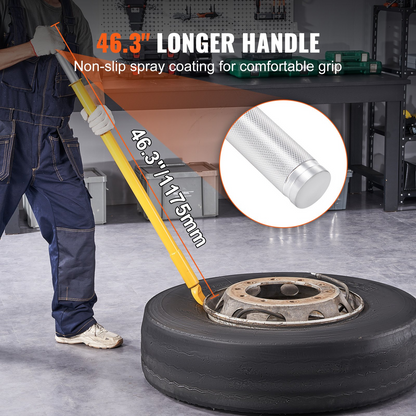 VEVOR Tire Bead Breaker Slide Hammer, 117.6 cm Length Heavy Duty Steel Tire Bead Breaker, Portable Tire Changing Sliding Impact for Car Truck Trailer Tire Removal