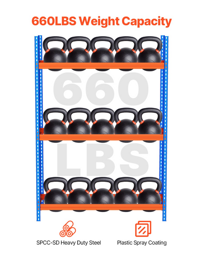 VEVOR Tire Storage Rack 3-Shelf Tire Holder Stand Holds up to 18 Standard Tires