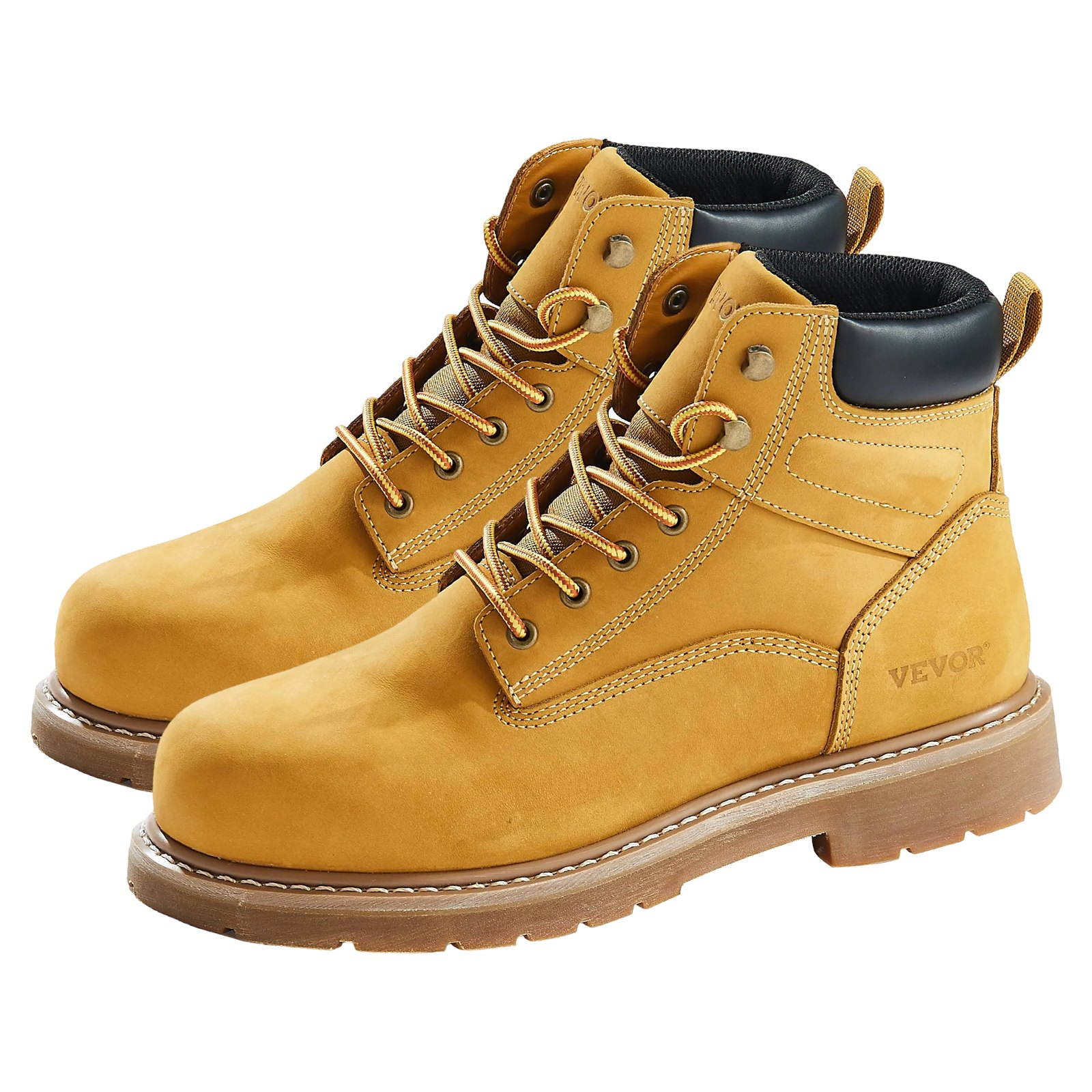 VEVOR Steel Toe Work Boots UK Size 7 Waterproof for Men Slip-Resistant