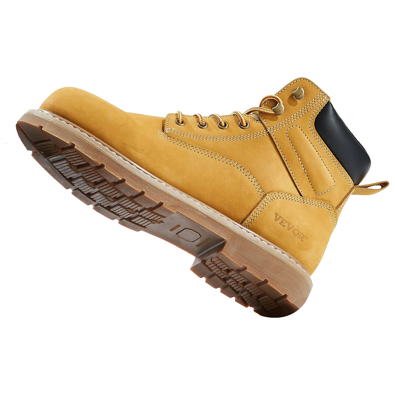VEVOR Steel Toe Work Boots UK Size 7 Waterproof for Men Slip-Resistant