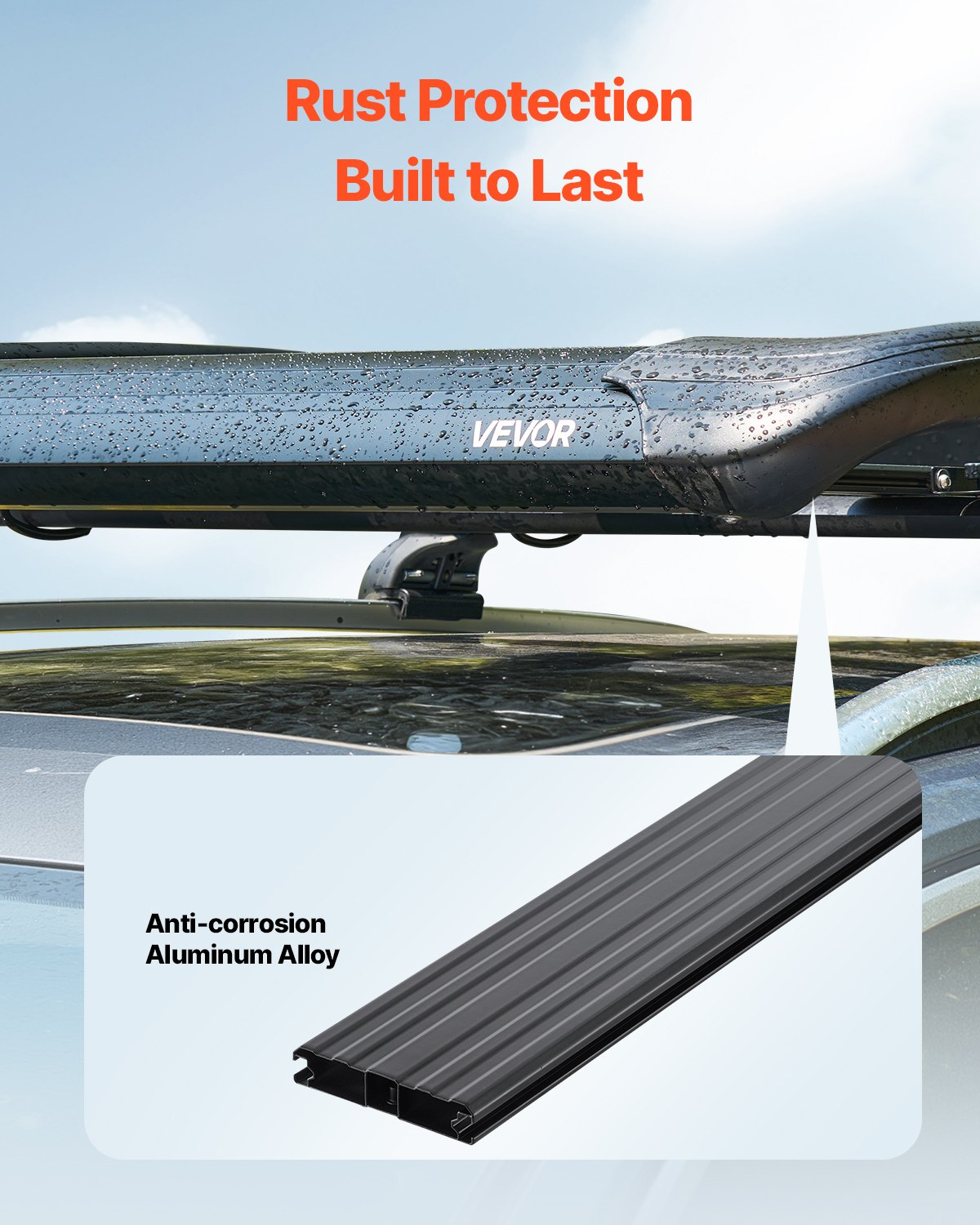 VEVOR Roof Rack Cargo Carrier Basket 48 x 40 x 5.6 in Car Top Luggage Holder