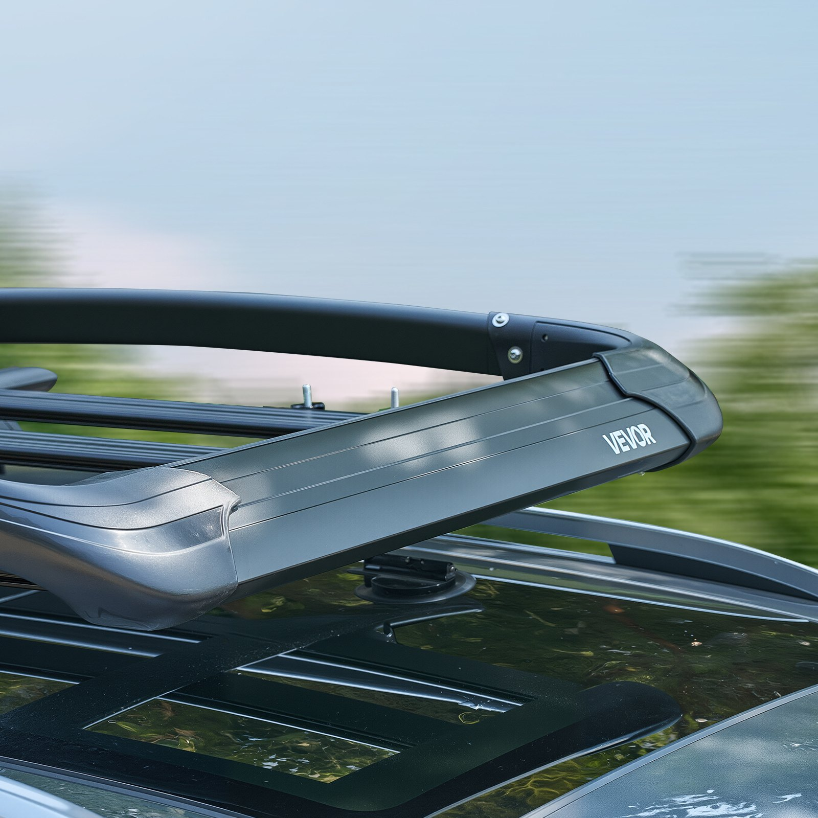 VEVOR Roof Rack Cargo Carrier Basket 48 x 40 x 5.6 in Car Top Luggage Holder