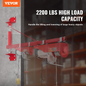 VEVOR Electric Hoist Support Pole, 1000 kg Max Load Capacity, Electric Hoist Holder, Carbon Steel Hoist Frame, Scaffold Mount Hoist Lifting Pole, Winch Hoist Pillar for Lifting, Workshop, Garage