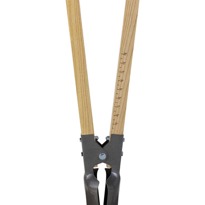 VEVOR Post Hole Digger with Wood Handle and Scale Markings 57.5" Hole Digger