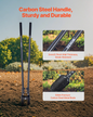 VEVOR Post Hole Digger with Carbon Steel Handle Scale Marks 57.5" Hole Digger