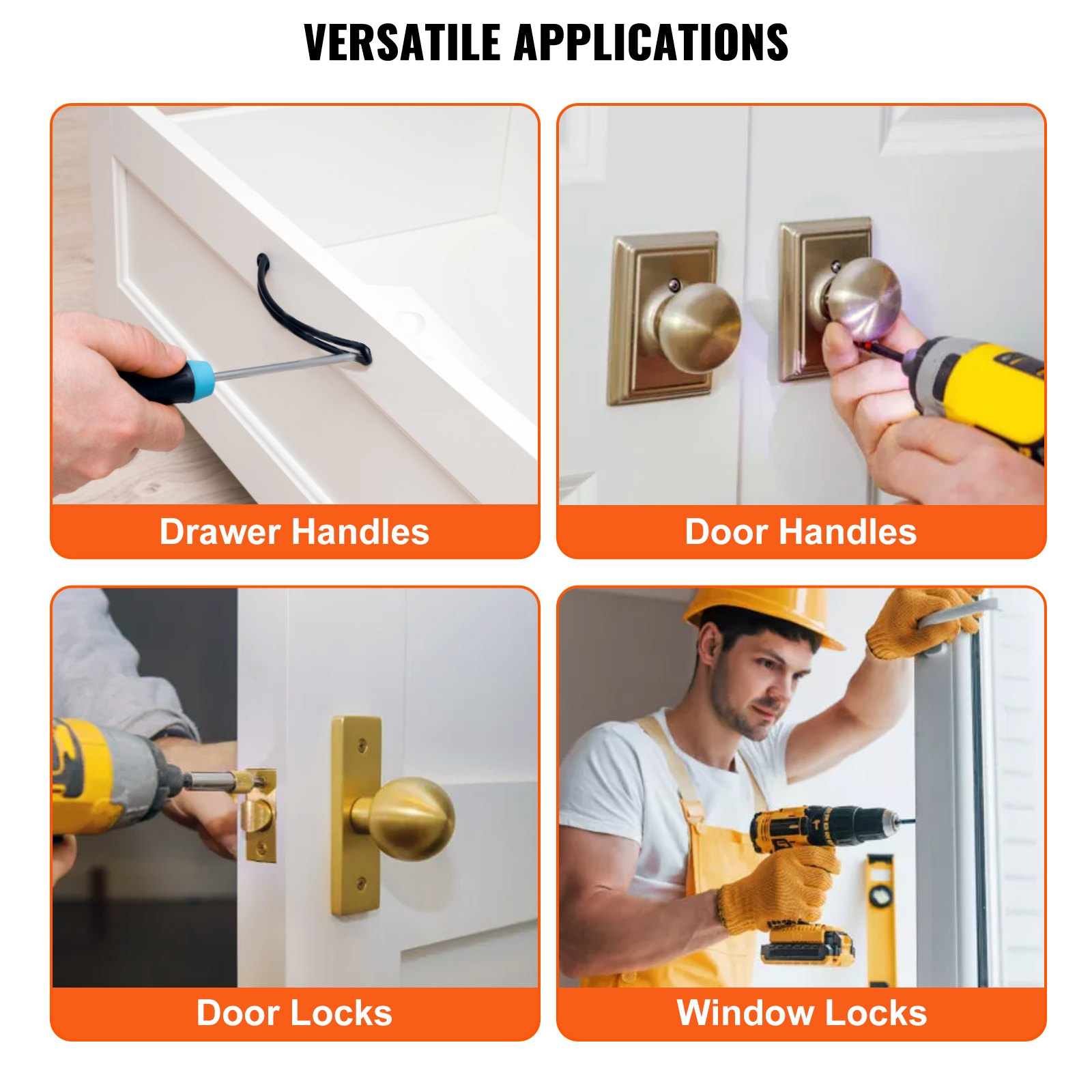 VEVOR Cabinet Hardware Jig, Aluminum Alloy and Stainless Steel Cabinet Handle Jig with Center Punch, Adjustable Cabinet Hardware Template for Installation of Door Drawer Front Knobs Handles and Pulls