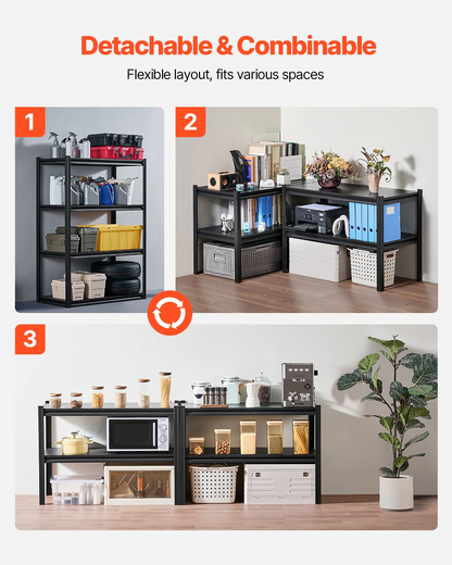 VEVOR Storage Shelves 20" D x 40" W x 57" H 4-tier Garage Storage Shelving