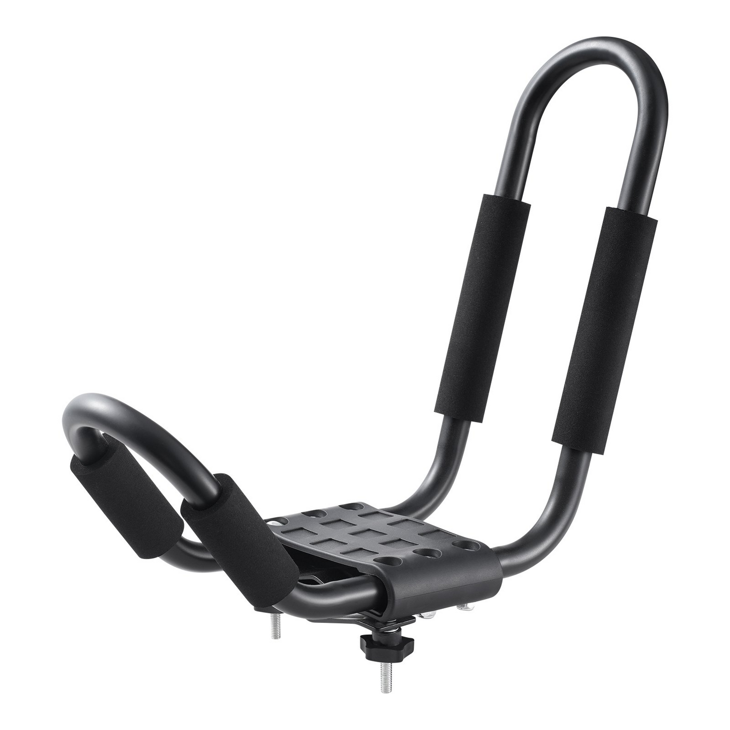 VEVOR Kayak Roof Rack 1 Pair J-Bar, Soft Roof Rack, Top Mount Tie Down, Carrier for kayak, Surf Board, Canoe, SUP, Ski Board, Mount on Car, SUV, Truck, 1 Kayak