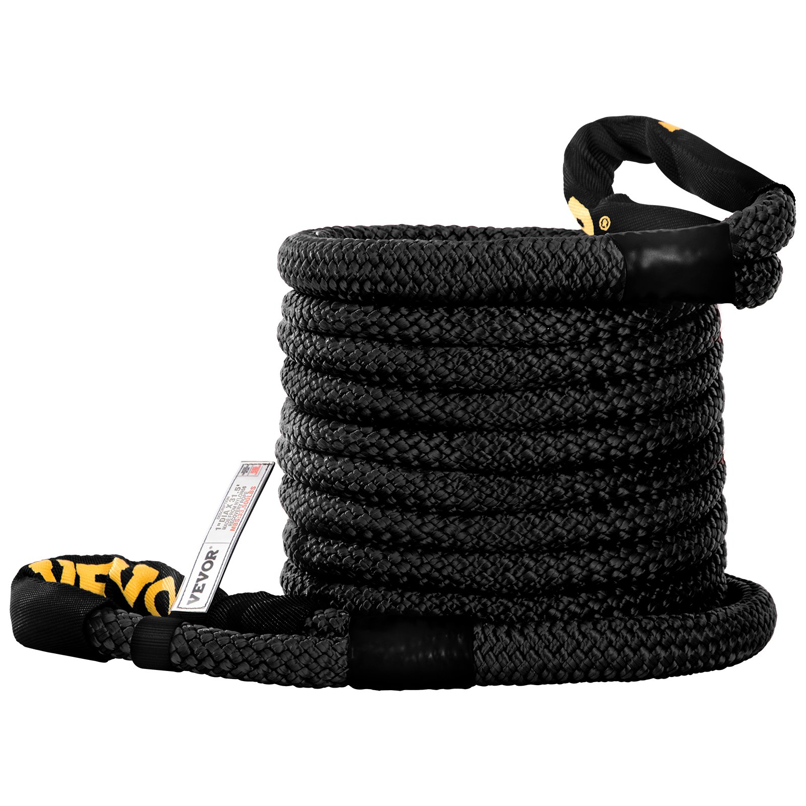 VEVOR Kinetic Energy Recovery Rope Tow Rope 1" x 31.5' 33500 LBS w/ Carry Bag