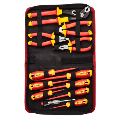 VEVOR Insulated Screwdriver Set 12-Piece Insulated Tool Set for Electricians