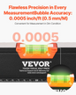 VEVOR 6-Piece Torpedo Level 78/48/32/24/16/10 Inch Box Leveler with Bubble Vials