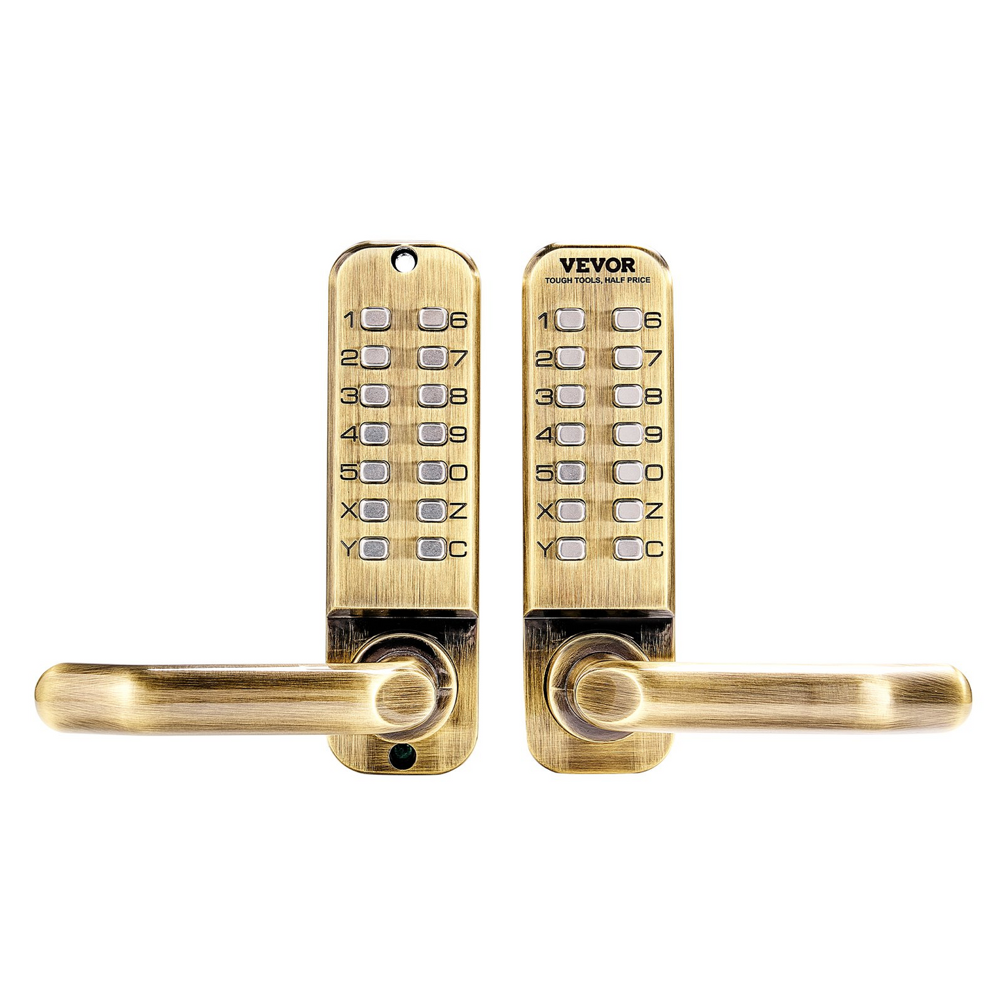 VEVOR Mechanical Keyless Entry Door Lock 14 Key Mechanical Door Lock Waterproof