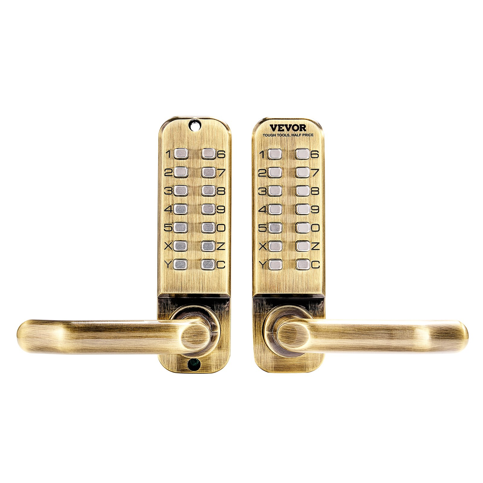 VEVOR Mechanical Keyless Entry Door Lock 14 Key Mechanical Door Lock Waterproof