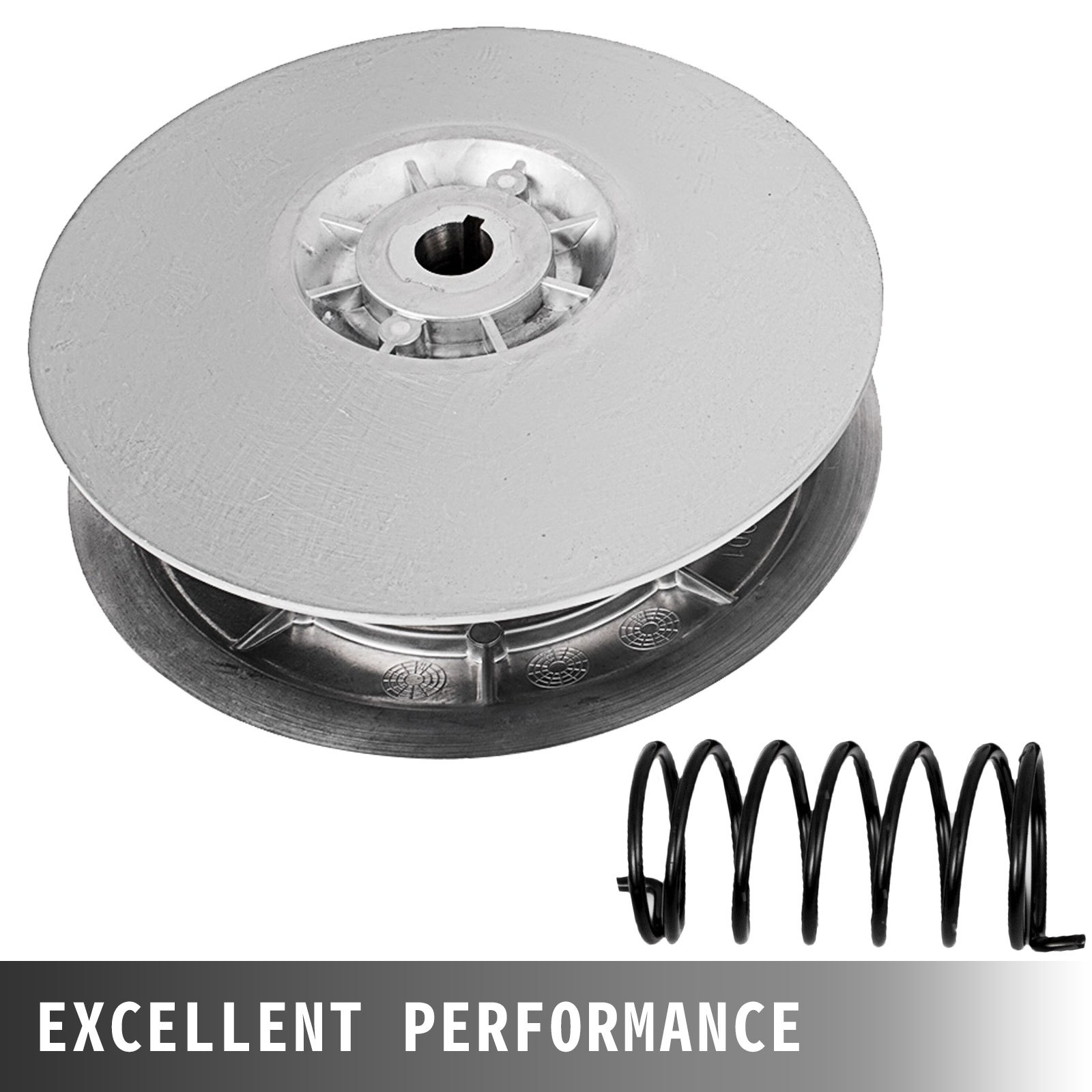 VEVOR Rear Driven Clutch Kit for Yamaha Gas Golf Cart G2-G22 1985+ Secondary Clutch Driven Kit with Belt JN6-G6201-03 JN6-G6201-04, Silver