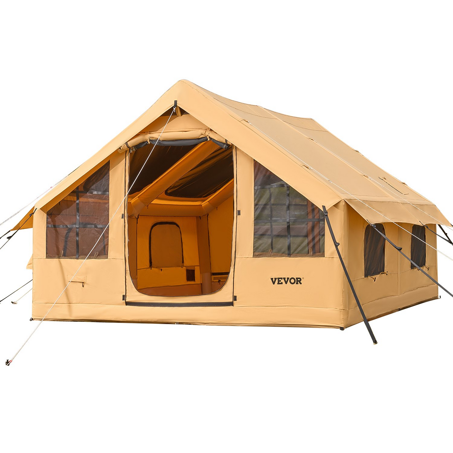 VEVOR Inflatable Tent for Camping 5-8 Person Glamping Tent with Pump Easy Set up