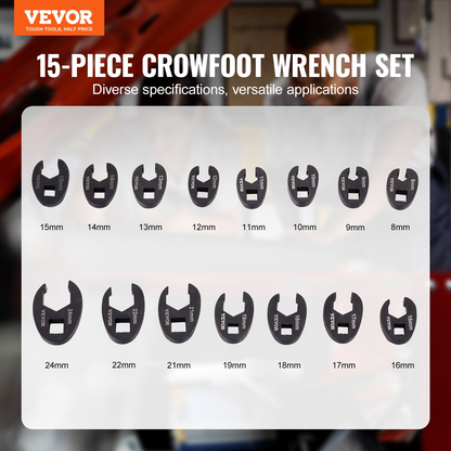 VEVOR Crowfoot Wrench Set 1/2