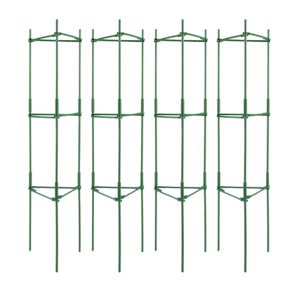 VEVOR 4 Packs Tomato Cages for Garden 63" Tomato Plant Stakes Support Cage