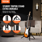 VEVOR Tripod Guitar Stand Floor-Standing Foldable 35.4-47.2 in Adjustable Height