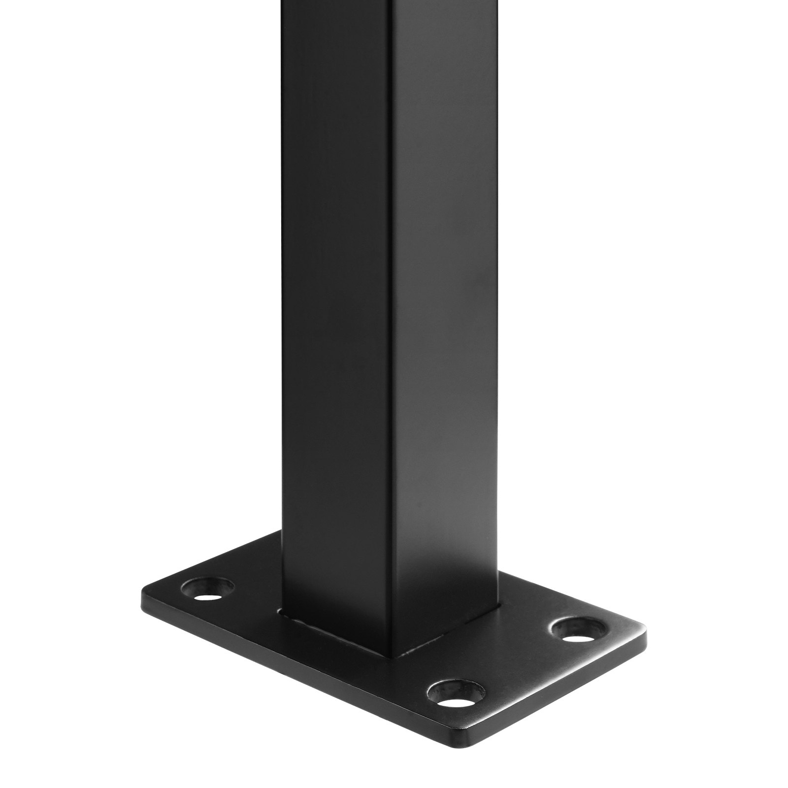 VEVOR Cable Railing Post 36x1.5x1.5in Steel Railing Post Without Holes 1Pc Black