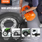 VEVOR Tire Bead Blaster, 5 Gallon/19L Capacity, Includes Pressure Gauge & Handle, 145 PSI Max Inflation Tank, Operates Between 85-116 PSI for Cars, Trucks, and ATVs