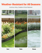 VEVOR Metal Landscape Edging 8Packs 72in Rust-Resistant Bendable for Yard Garden