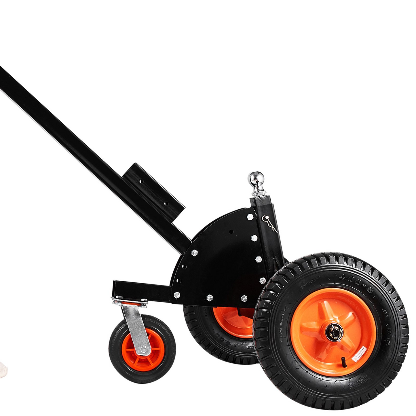 1500lbs 2-in-1 Trailer Dolly 22 and 26 in Adjustable Height 2in Ball with Caster