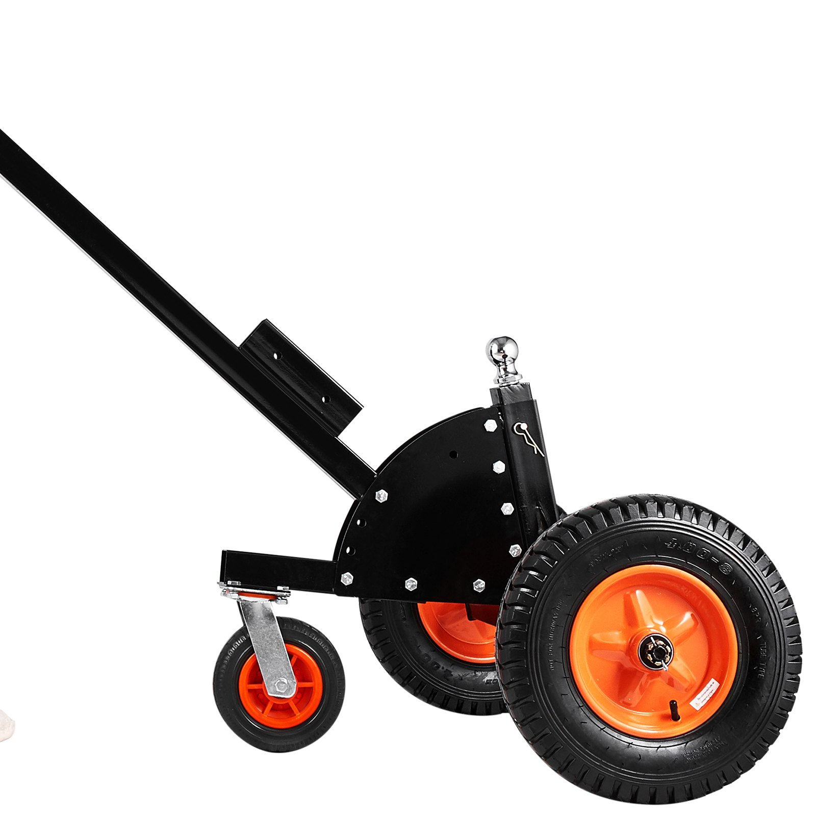 1500lbs 2-in-1 Trailer Dolly 22 and 26 in Adjustable Height 2in Ball with Caster