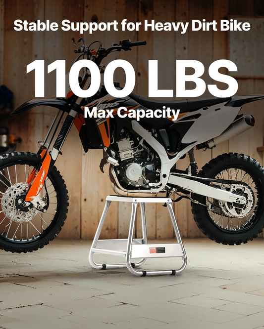 VEVOR Dirt Bike Stand 1100 lbs Load Capacity Dirtbike Pit Stand for Moto Lifting