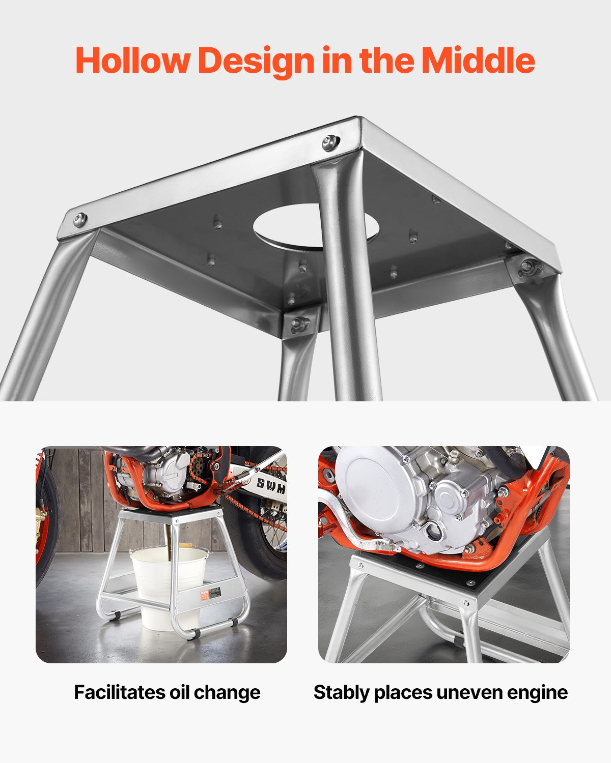 VEVOR Dirt Bike Stand 1100 lbs Load Capacity Dirtbike Pit Stand for Moto Lifting