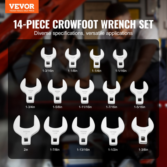 VEVOR Crowfoot Wrench Set 1/2