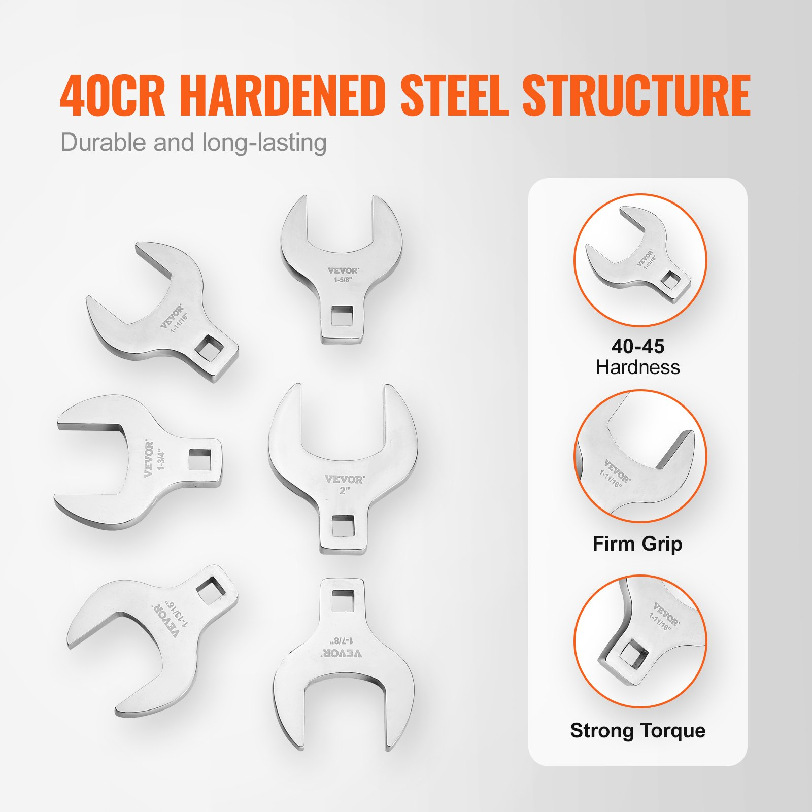 VEVOR Crowfoot Wrench Set 1/2