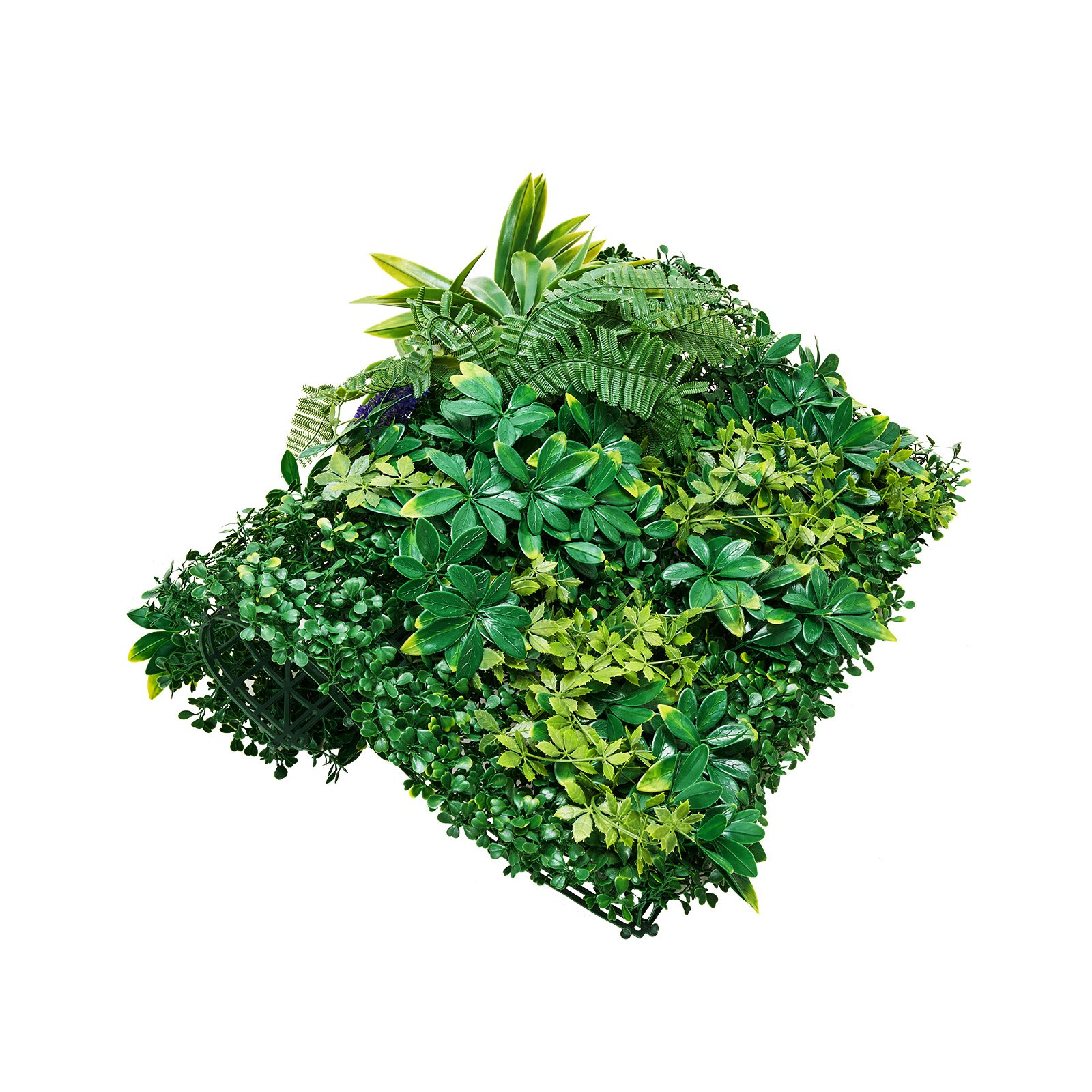 VEVOR Artificial Grass Wall Panels 12 PCS 20 x 20 inch 3D Greenery for Decor