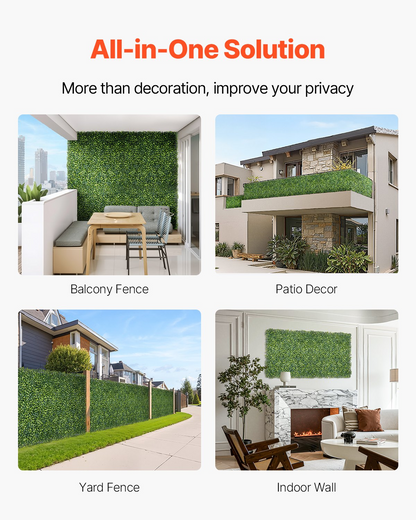 VEVOR Artificial Grass Wall Panels 40 x 120 in Milan Grass Greenery for Decor