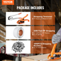 VEVOR Banding Strapping Kit with Strapping Tensioner Tool, Banding Sealer Tool, 1000 m Length PP Band, 1000 Metal Seals, Pallet Packaging Strapping Banding Kit Banding Packaging Strapping for Packing