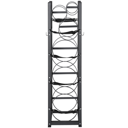 VEVOR Refrigerant Tank Rack, with 3 x 30lbs and Other 3 Small Bottle Tanks, Cylinder Tank Rack 12.79x12.99x47.12 in, Refrigerant Cylinder Rack and Holders for Freon, Gases, Oxygen, Nitrogen