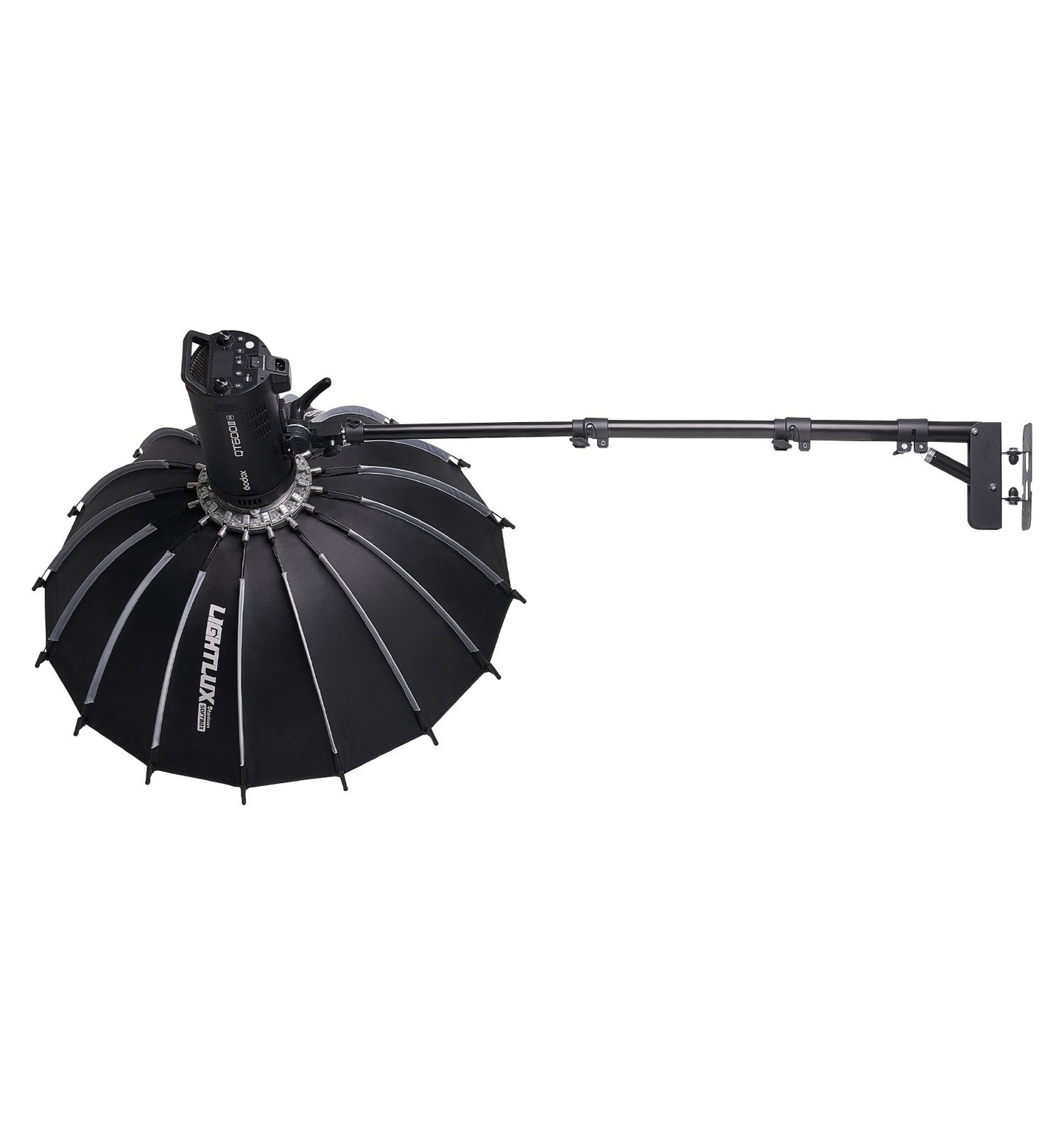 VEVOR Wall Mount Triangle Boom Arm Light Stand 39.37in/100cm Ring Light Support
