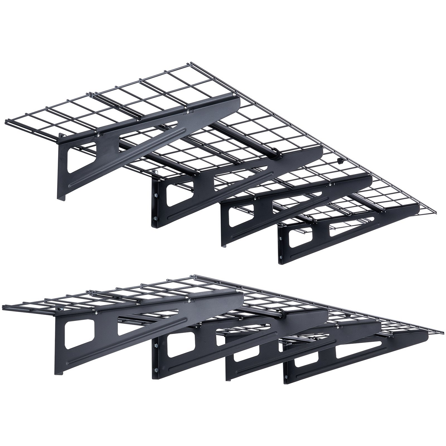 VEVOR Garage Storage Shelving, 2 Pack, 6 x 2 ft Heavy Duty Garage Shelves Wall Mounted, 1000 lbs Load Capacity(Total) Garage Storage Rack Floating Shelves, Suitable for Shop, Shed, Garage Storage