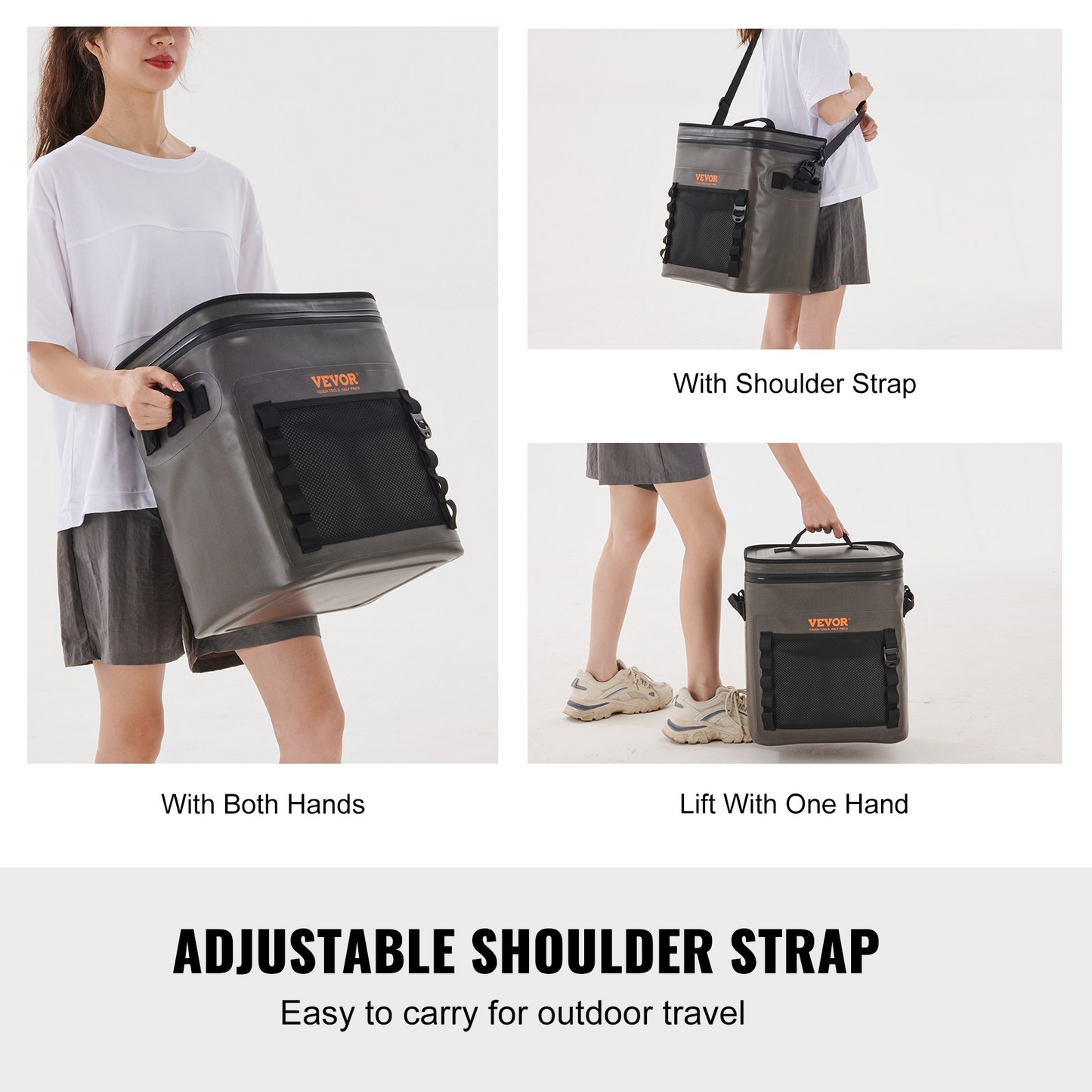 VEVOR Soft Cooler Bag 30 Cans Leakproof Waterproof Soft Sided Cooler Bag Portable