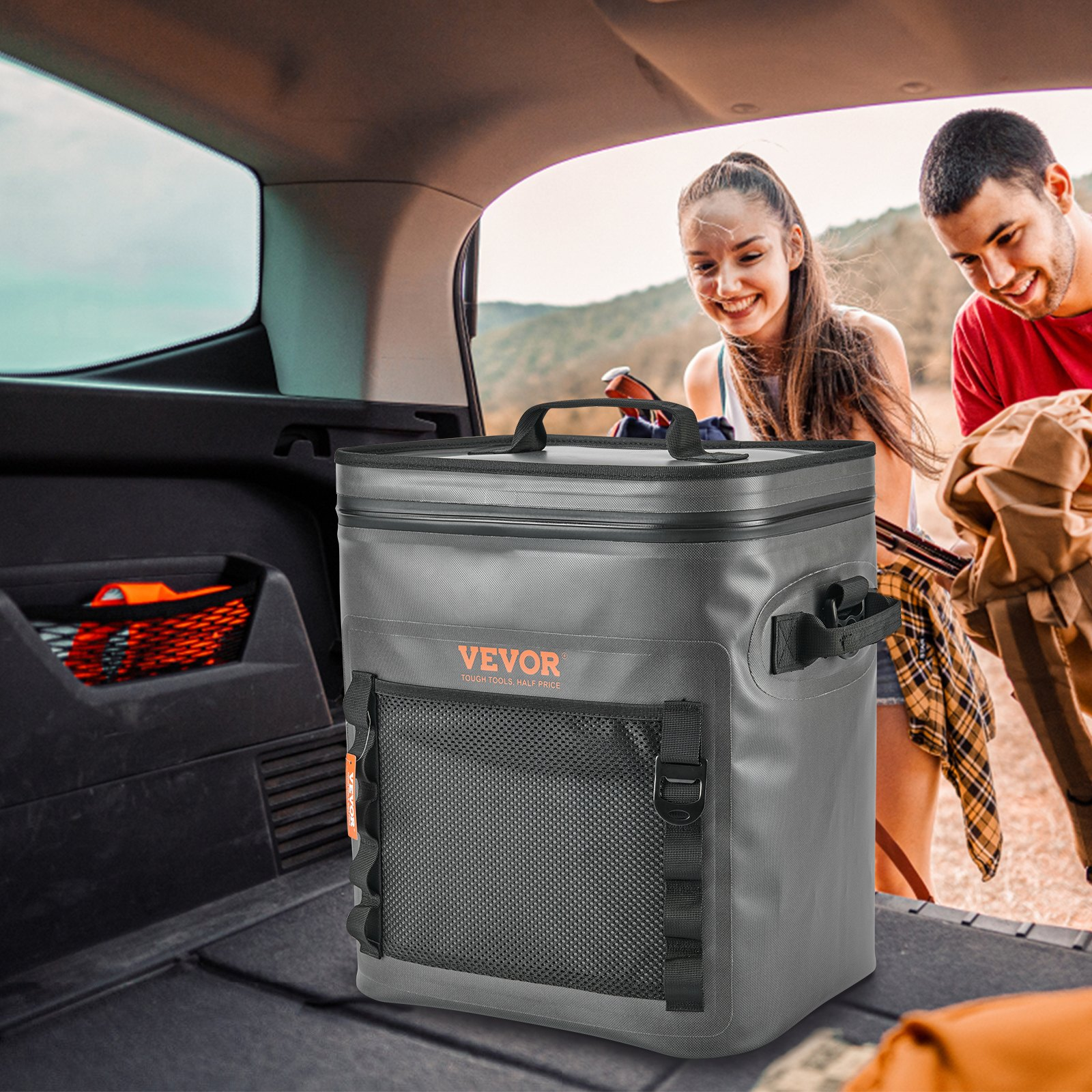 VEVOR Soft Cooler Bag 30 Cans Leakproof Waterproof Soft Sided Cooler Bag Portable