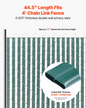 VEVOR Chain Link Fence Privacy Slats Double-Wall for 4' High Fence Bottom Lock