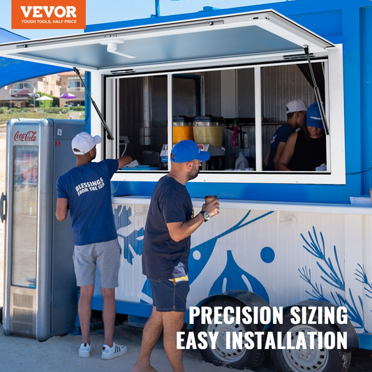 VEVOR 36"L x 24"W Concession Stand Serving Window Food Truck Service Awning