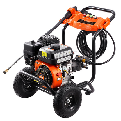 VEVOR Gas Pressure Washer 3500 PSI 10L/min 2.6 GPM with 5 Nozzle Set for Cars