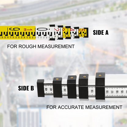 Aluminium Tripod & 5m Survey Levelling Staff For Laser Level /dumpy 1.65m Tripod