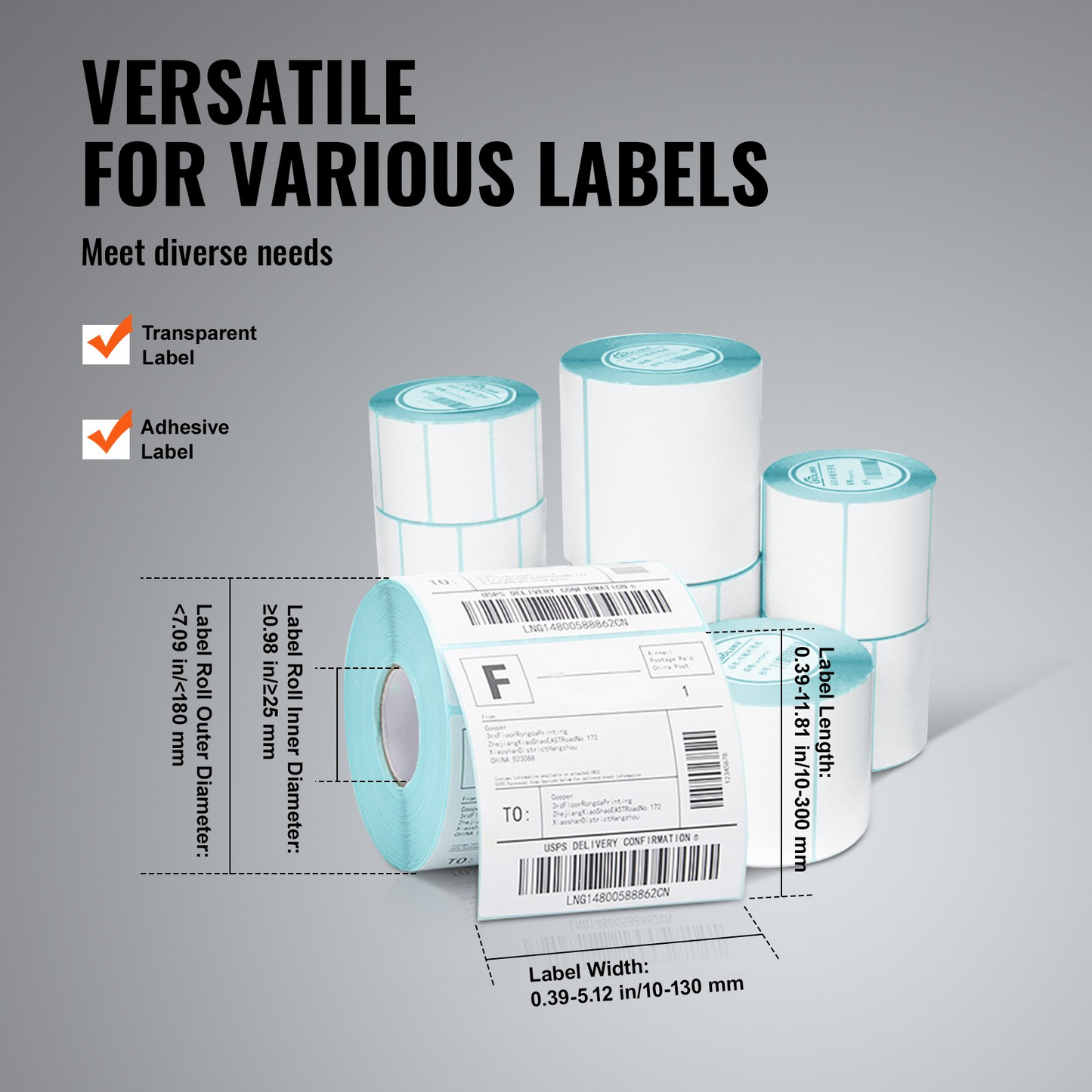 VEVOR Manual Round Labeling Machine, 15-20pcs/min, Bottle Label Applicator for Round Bottles, Adjustable Manual Round Bottle Labeler Suitable for Bottle Diameter 1.98-11.99 cm (with Pressing Bar)